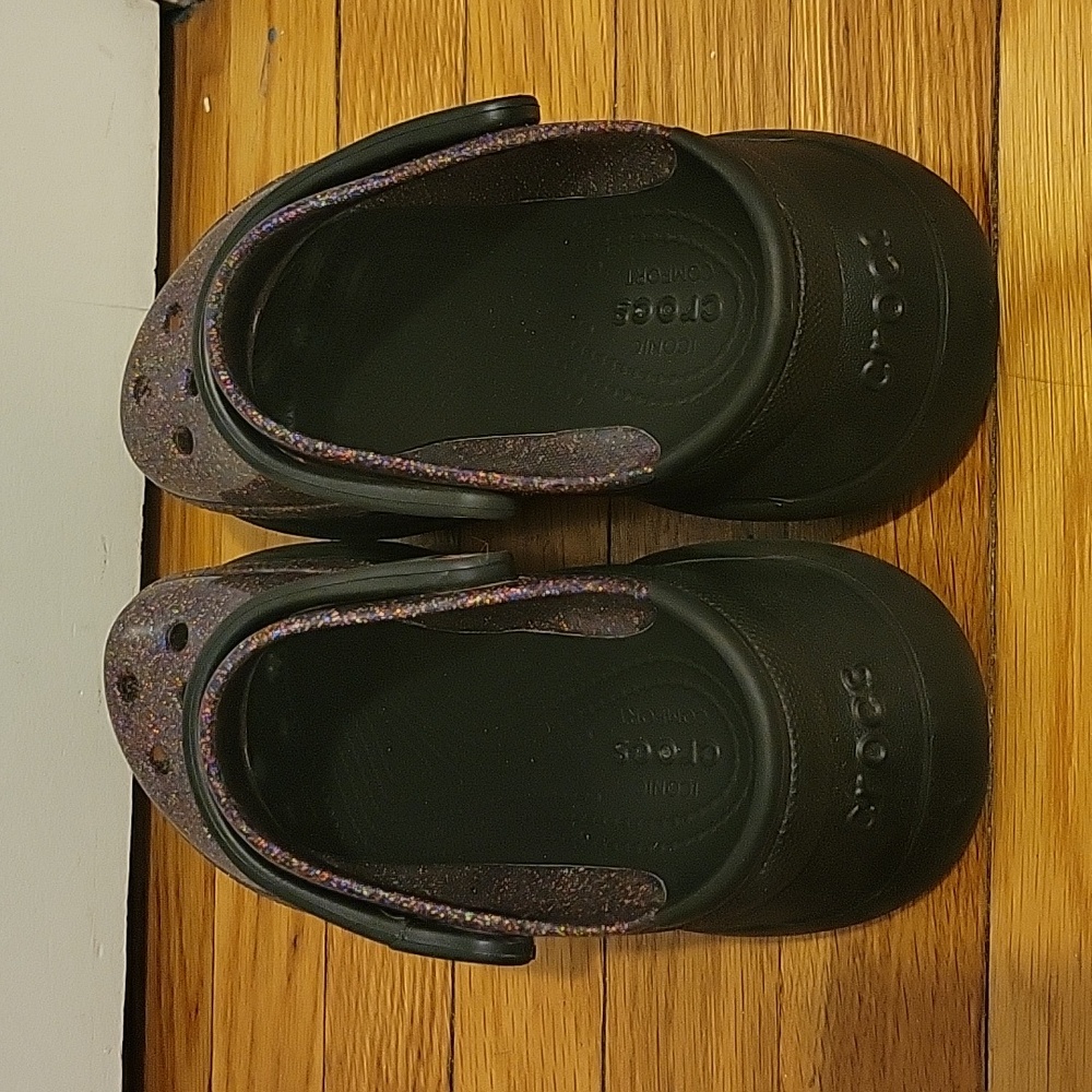 Crocs Bae Platform Translucent Glitter Pride Clog… - image 3